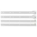 Skuffeskinne 63 pcs Hvid Stål