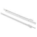 Skuffeskinne 2 pcs Hvid 400 mm Stål