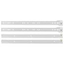 Skuffeskinne 2 pcs Hvid 400 mm Stål