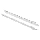 Skuffeskinne 2 pcs Hvid 450 mm Stål