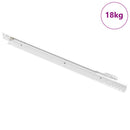 Skuffeskinne 49 pcs Hvid Stål