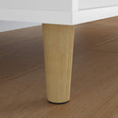 Møbelben 2 pcs Brun Ø 44 x 100 mm Massiv Eucalyptus Træ