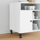 Møbelben Indstillelig 12 pcs Sort 46 x 46 x 128 mm PP