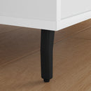 Stående Fødder 2 pcs Sort 40 x 40 x 100 mm Jern