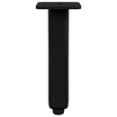 Stående Fødder 2 pcs Sort 40 x 40 x 100 mm Jern