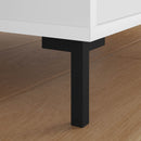 Stående Fødder 12 pcs Sort 57 x 57 x 100 mm Jern