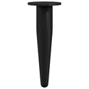 Møbelben 2 pcs Sort Ø 40 x 98 mm Jern