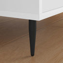 Møbelben 12 pcs Sort Ø 40 x 98 mm Jern