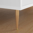 Stående Fødder 2 pcs Guld 98 x 40 mm Jern