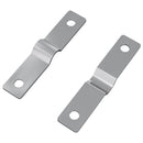 Slagplade 2 pcs Sølv 50 x 10 x 1,2 mm Jern