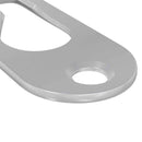 Nøglehul ophæng 3673 pcs Sølv 45 x 16 x 3.5 mm Jern