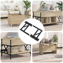 Sengehejs mekanisme 2 pcs Sort 340 x 95 x 40 mm Jern