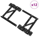 Sengehejs mekanisme 12 pcs Sort 340 x 95 x 40 mm Jern