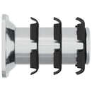 Gevindet tubeindsats 12 pcs Sort og Sølv 15,8 x 15,8 x 22,5 mm