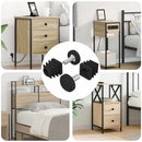 Møbelleveler Indstillelig 2 pcs Sort M6 PP