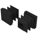 Endekapsler 2 pcs Sort 15 x 15 x 15 mm PP