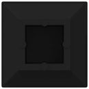 Endekapsler 2 pcs Sort 15 x 15 x 15 mm PP