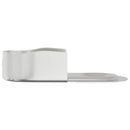 Krog til skabstang 2 stk. Hvid Zink 40 x 18 x 10 mm Jern