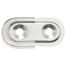 Krog til skabstang 12 stk. Hvid Zink 40 x 18 x 10 mm Jern
