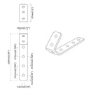 Kroge 2 pcs Sort M5 x 110 mm Jern
