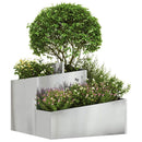 Have Blomsterkrukke Sølv 60 x 60 x 50 cm Galvaniseret stål