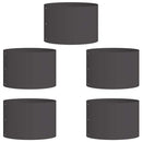 Plante ring 5 pcs Sort 30 x 30 x 20 cm Koldvalset stål