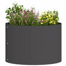 Plante ring 5 pcs Sort 30 x 30 x 20 cm Koldvalset stål