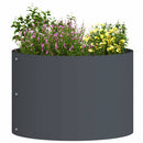 Plante ring Antracit 30 x 30 x 20 cm Koldvalset stål