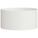 Plante ring Hvid 40 x 40 x 20 cm Koldvalset stål