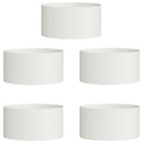 Plante ring 5 pcs Hvid 40 x 40 x 20 cm Koldvalset stål