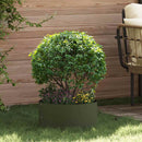 Plante ring Oliven grøn 40 x 40 x 20 cm Koldvalset stål