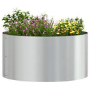 Plante ring Sølv 40 x 40 x 20 cm Galvaniseret stål