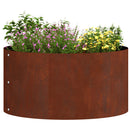 Plante ring 5 stk. Rusten 40 x 40 x 20 cm Cortenstål