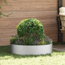 Plante ring Sølv 80 x 80 x 20 cm Galvaniseret stål