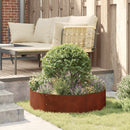 Plante ring Rusten 80 x 80 x 20 cm Cortenstål