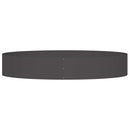 Plante ring 5 pcs Sort 120 x 120 x 20 cm Koldvalset stål
