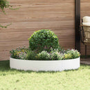 Plante ring Hvid 120 x 120 x 20 cm Koldvalset stål
