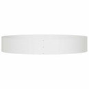 Plante ring Hvid 120 x 120 x 20 cm Koldvalset stål