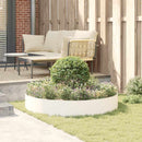 Plante ring 5 pcs Hvid 120 x 120 x 20 cm Koldvalset stål