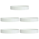 Plante ring 5 pcs Hvid 120 x 120 x 20 cm Koldvalset stål