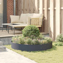 Plante ring 5 pcs Antracit 120 x 120 x 20 cm Koldvalset stål