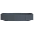 Plante ring 5 pcs Antracit 120 x 120 x 20 cm Koldvalset stål