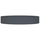 Plante ring 5 pcs Antracit 120 x 120 x 20 cm Koldvalset stål