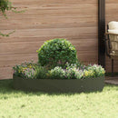 Plante ring Oliven grøn 120 x 120 x 20 cm Koldvalset stål