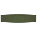 Plante ring Oliven grøn 120 x 120 x 20 cm Koldvalset stål