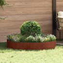 Plante ring 5 stk. Rusten 120 x 120 x 20 cm Cortenstål