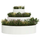 Have Blomsterkrukke Hvid 90 x 90 x 20 cm Koldvalset stål