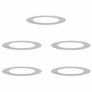 egnet til flade træริงe 5 pcs Sølv Ø60 / 90 cm Galvaniseret stål