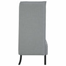 Høj ryg sofa 101cm Lysegrå Stof