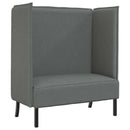 Høj ryg sofa 101cm Mørkegrå Stof